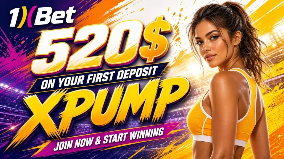 Promo Code 1xBet XPUMP gives new players a welcome bonus of up to $520 on the first deposit